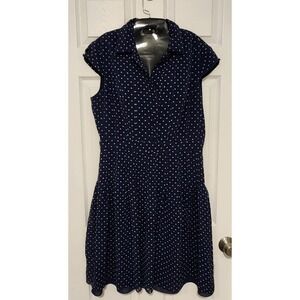 adrianna papell short sleeve dress